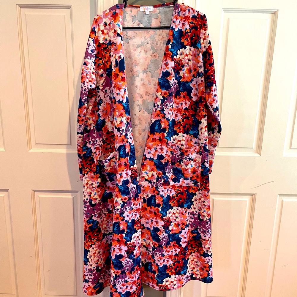 LuLaRoe Long Cardigan- Large